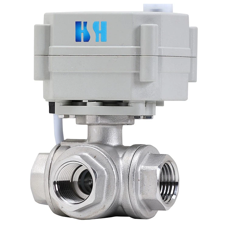 3S20Bmotorized 3 way ball valve (3)